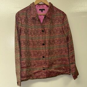 Amber Sun - Pink Patterned Women's Jacket